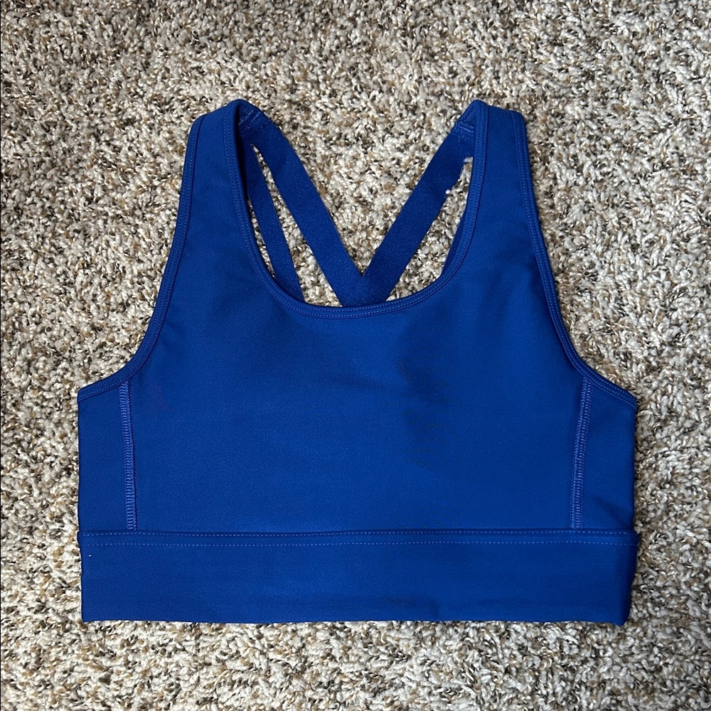 DSG Bold Blue Racerback Sports Bra